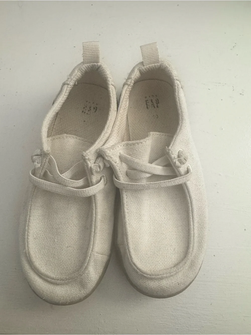 Gap Canvas Loafers in Off-White